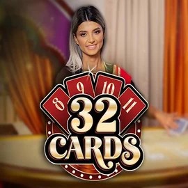 32 Cards by Ezugi, showcased at hugocasinoo.com – game logo