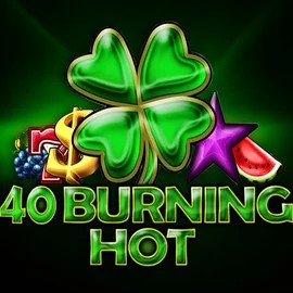 40 Burning Hot logo by Amusnet Interactive at Hugo Casino