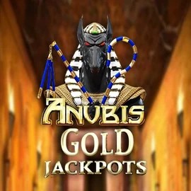 Anubis Gold Jackpots by Inspired Gaming, showcased at hugocasinoo.com – game logo