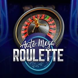 Auto Mega Roulette logo by Pragmatic Play at Hugo Casino