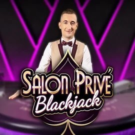 Blackjack Salon Privé slot visual from Ezugi available on hugocasinoo.com