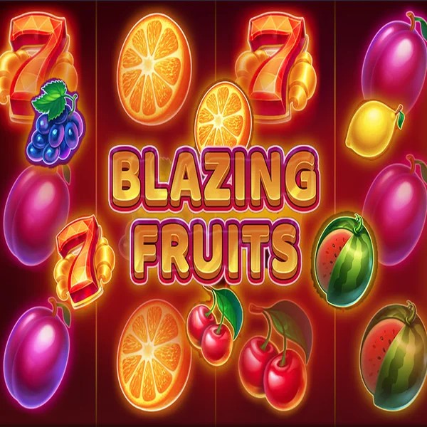 Blazing Fruits slot icon by Inbet Games, available at Hugo Casino