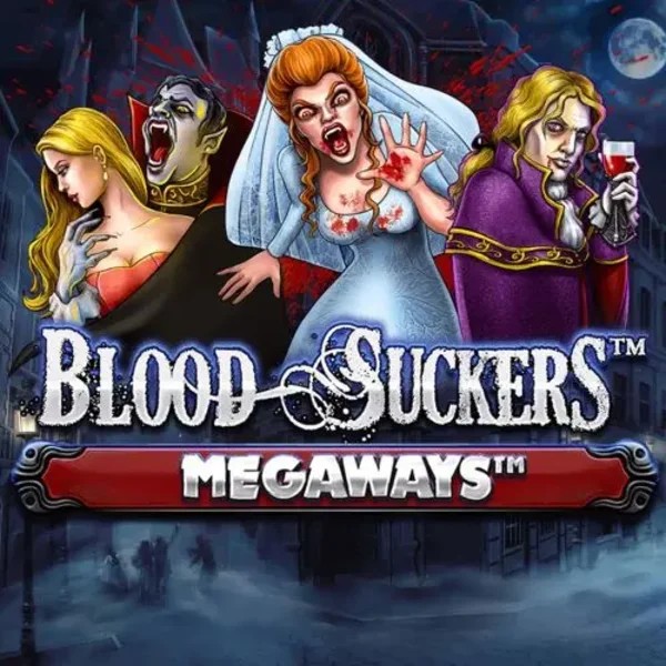 Blood Suckers Megaways casino game by Red Tiger Gaming – featured logo at Hugo Casino
