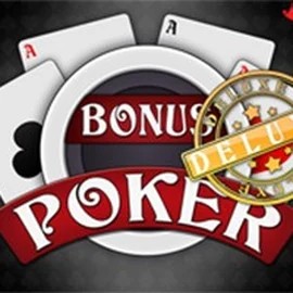 Bonus Poker Deluxe - 3 Hands slot icon by RTG (Reel Time Gaming), available at Hugo Casino
