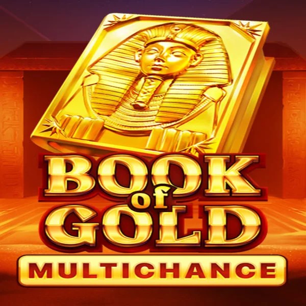 Book of Gold Multichance by Playson, showcased at hugocasinoo.com – game logo
