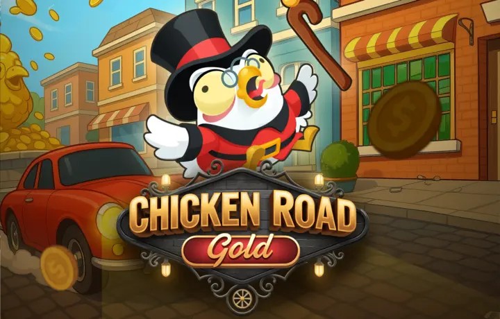 Chicken Road Gold slot icon by InOut, available at Hugo Casino