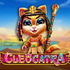 Cleocatra online game logo by Pragmatic Play on hugocasinoo.com