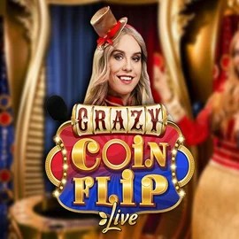 Enjoy Crazy Coin Flip by Evolution – logo hosted on hugocasinoo.com