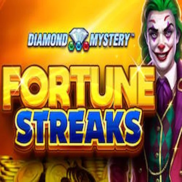 Diamond Mystery Fortune Streaks by Greentube, showcased at hugocasinoo.com – game logo