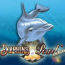 Dolphins Pearl Deluxe by Novomatic, showcased at hugocasinoo.com – game logo