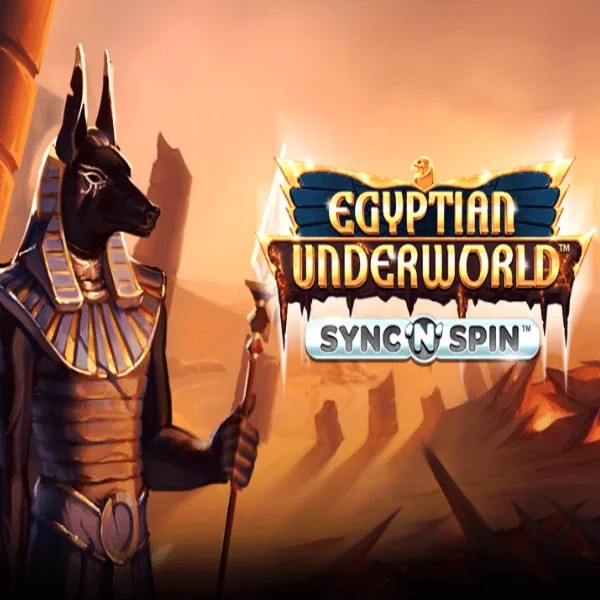 Try Egyptian Underworld slot by Greentube on hugocasinoo.com – logo image