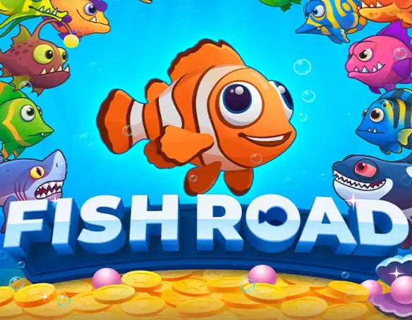 Fish Road logo by InOut at Hugo Casino