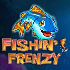 Fishin Frenzy online game logo by Blueprint Gaming on hugocasinoo.com