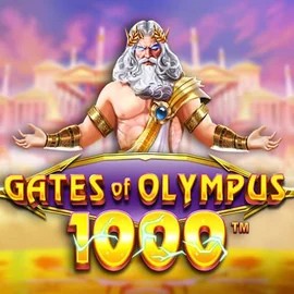 Gates of Olympus 1000 logo – Slots by Pragmatic Play at Hugo Casino