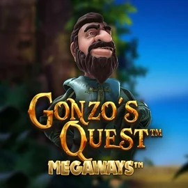 Gonzo's Quest Megaways game by Red Tiger Gaming – logo hosted on Hugo Casino