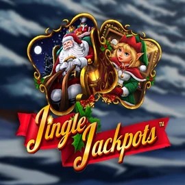 Jingle Jackpots logo by Dragon Gaming Hugo Casino