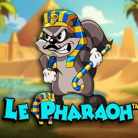 Slots logo of Le Pharaoh from Hacksaw Gaming at Hugo Casino
