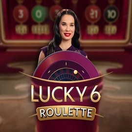 Lucky 6 Roulette slot icon by Pragmatic Play, available at Hugo Casino