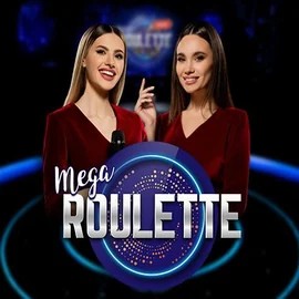 Mega Roulette logo – Live Casino by Pragmatic Play at Hugo Casino