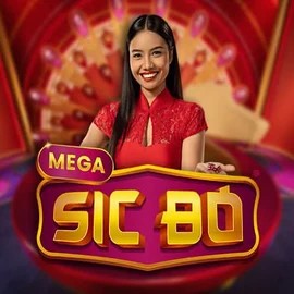 Mega Sic Bo slot logo by Pragmatic Play at Hugo Casino