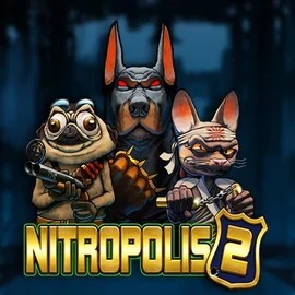 Slots logo of Nitropolis 2 from ELK Studios at Hugo Casino