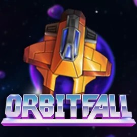 Official Slots logo: Orbitfall by ELK Studios at Hugo Casino