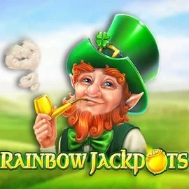 Rainbow Jackpots logo – Jackpots by Red Tiger Gaming at Hugo Casino