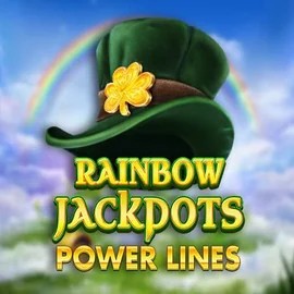 Rainbow Jackpots Power Lines online game logo by Red Tiger Gaming on hugocasinoo.com