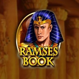 Ramses Book Deluxe slot logo by Gamomat at Hugo Casino
