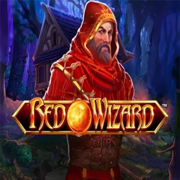 Red Wizard slot logo by Rarestone Gaming at Hugo Casino