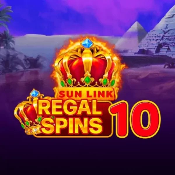 Slots logo of Regal Spins 10 from PatePlay at Hugo Casino
