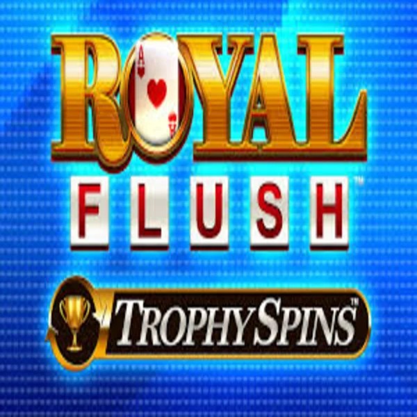 Royal Flush Trophy Spins by Greentube, showcased at hugocasinoo.com – game logo