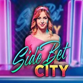 Official Live Casino logo: Side Bet City by Evolution at Hugo Casino