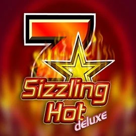 Try Sizzling Hot Deluxe slot by Novomatic on hugocasinoo.com – logo image