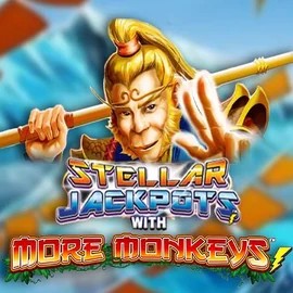 Stellar Jackpots with More Monkeys by Lightning Box Game, showcased at hugocasinoo.com – game logo