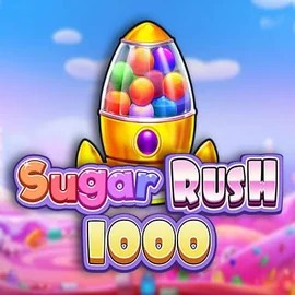 Official Slots logo: Sugar Rush 1000 by Pragmatic Play at Hugo Casino
