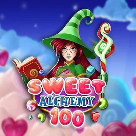 Sweet Alchemy 100 by Play'n GO, showcased at hugocasinoo.com – game logo