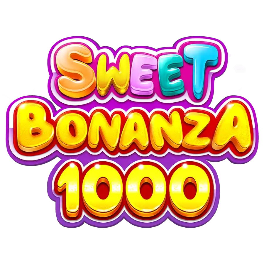 Sweet Bonanza 1000 casino game by Pragmatic Play – featured logo at Hugo Casino