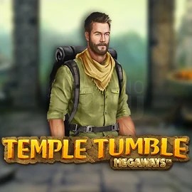 Temple Tumble Megaways slot visual from Relax Gaming available on hugocasinoo.com
